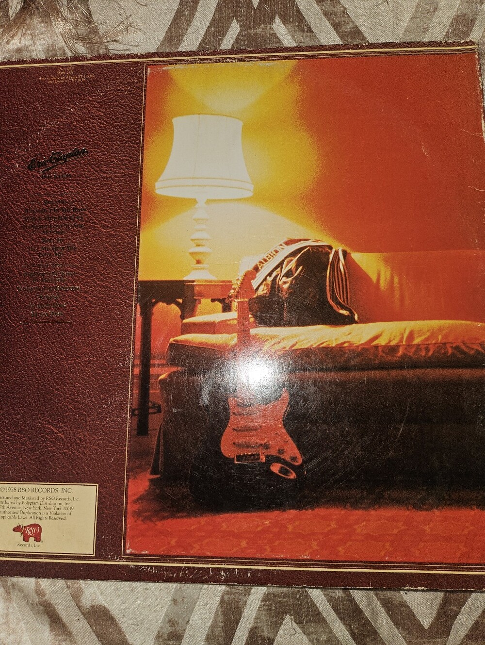 Eric Clapton Backless Vinyl Record 1978. - Picture 7 of 10